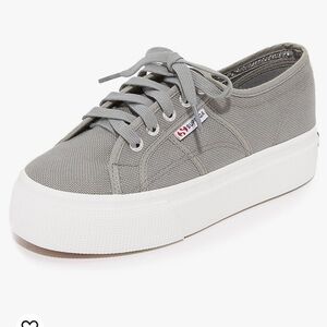 ⚪️Grey supurga platform shoes